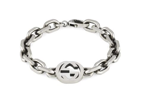 bracciali gucci argento anni 60|Bracciali di lusso Gucci in argento .